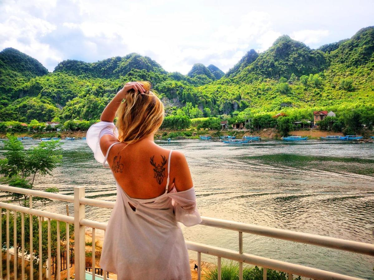 Carambola Bungalow Phong Nha Buitenkant foto