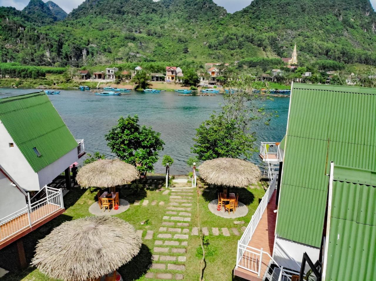 Carambola Bungalow Phong Nha Buitenkant foto