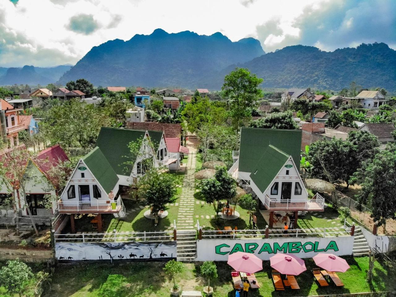 Carambola Bungalow Phong Nha Buitenkant foto